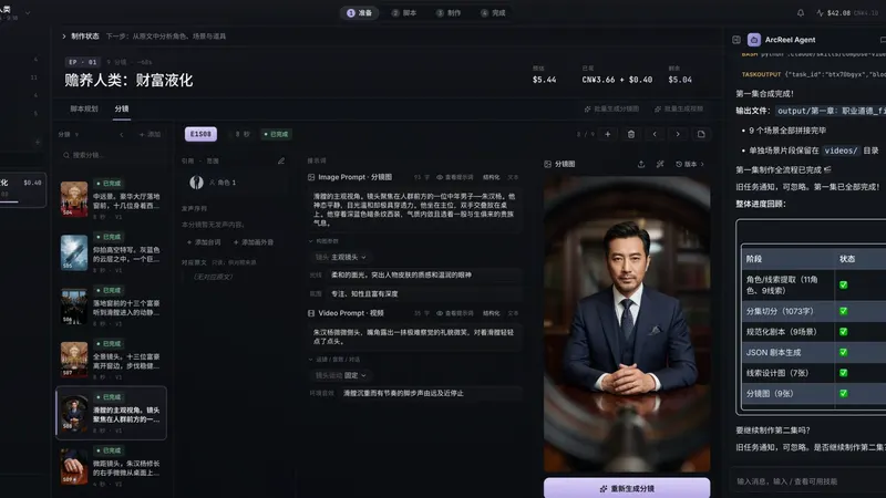 ArcReel screenshot from its README